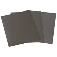 Wolfcraft 3119000 - 16 pliegos papel de lija seco- al agua- grano 280-400-600-1000- 230 x 280 mm